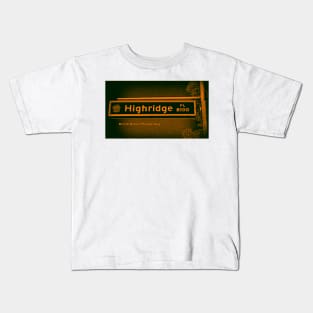 Highridge Place, Rancho Cucamonga, California by Mistah Wilson Kids T-Shirt